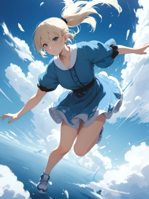 blue
