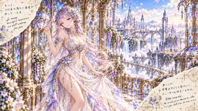 虹色の明日を待つ水晶の少女