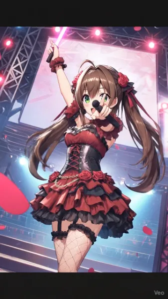 歌って踊るアイドル　動画6