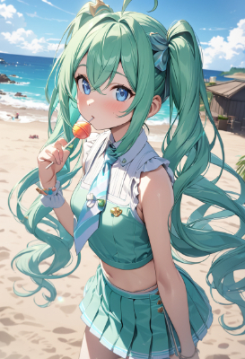 キャンディーとチョコミントな少女