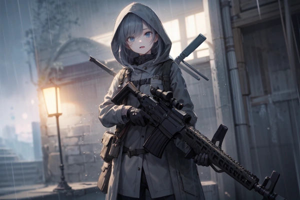 レインコートの傭兵