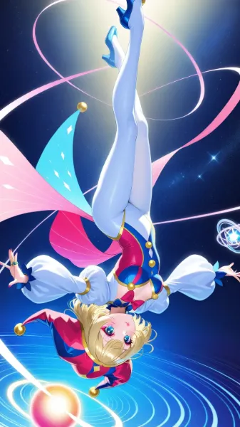 道化師によるイリュージョン