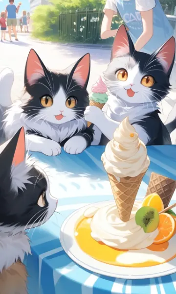 ソフトクリームだ〰〰いすき〰〰