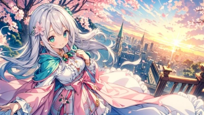 桜の季節と日の光