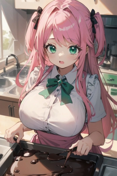 魔法少女、初めてバレンタインチョコを作る