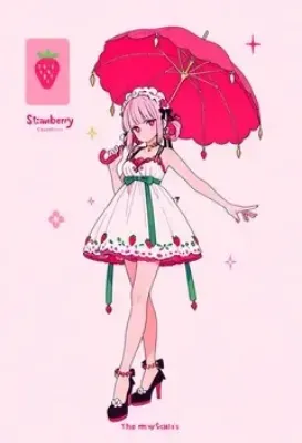 いちごの傘姫