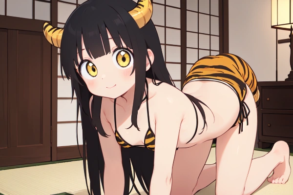 鬼っぽくなったぁぁ！　・・・あれ？