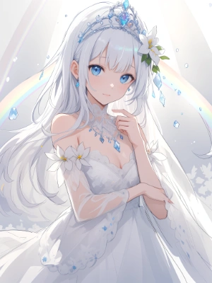 white dress