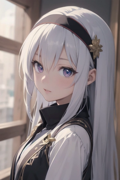 カチューシャを付けてみた