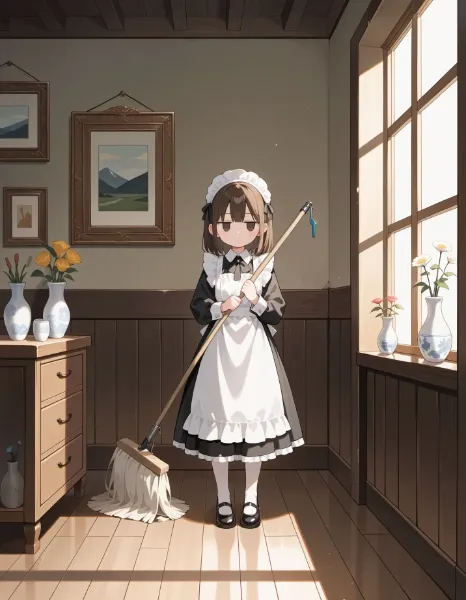 掃除の邪魔しないでください