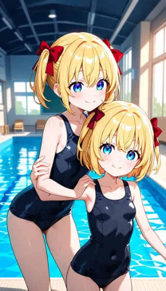 一緒に泳ぐかー