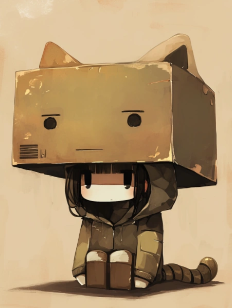 ダンボールレインコート