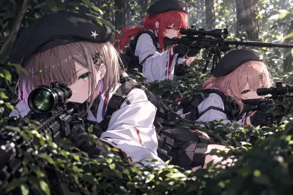 狙撃黒巫女部隊