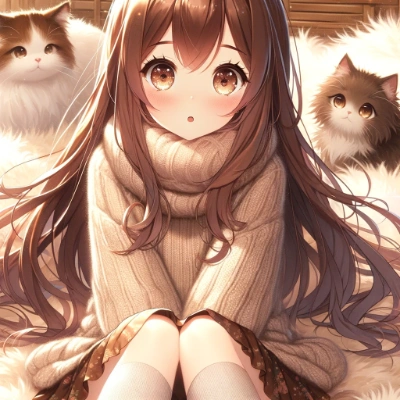 あら、新入りの猫さん？