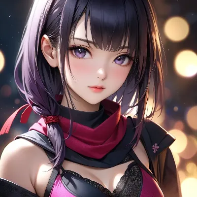 紫髪の瞳に宿る光