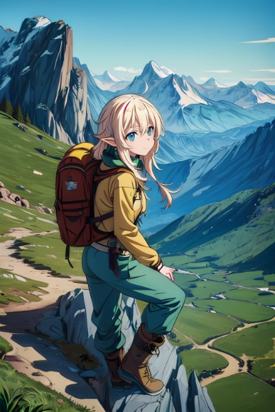 エルフの山登り