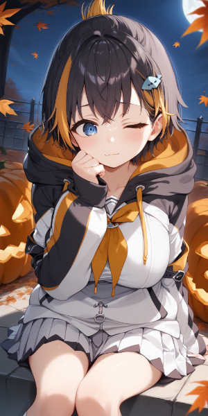 ハロウィン　ペトラちゃん