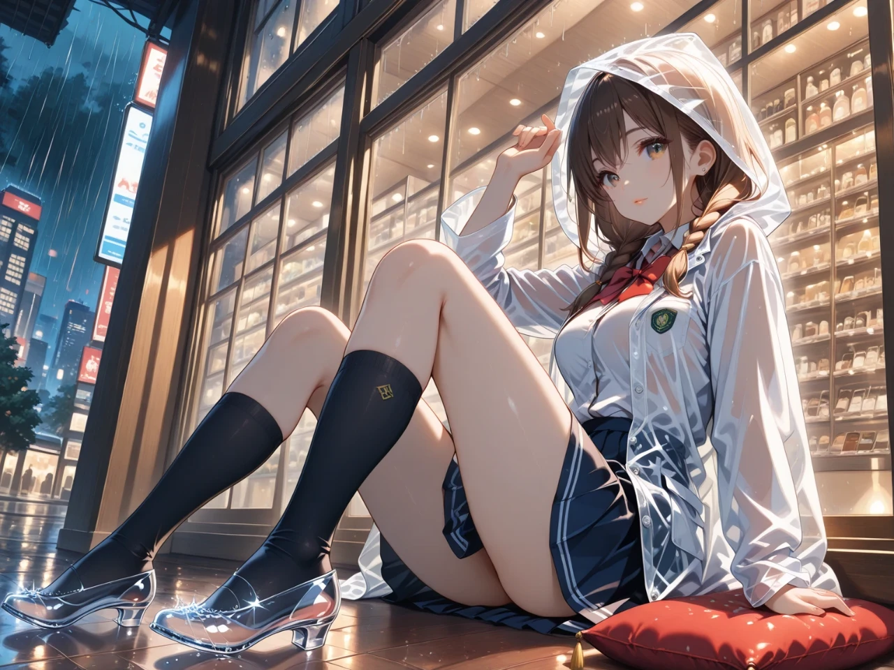 ブレザータイプの女子高生・女子中学生の制服Japanese Blazer School Uniformのサンプル画像