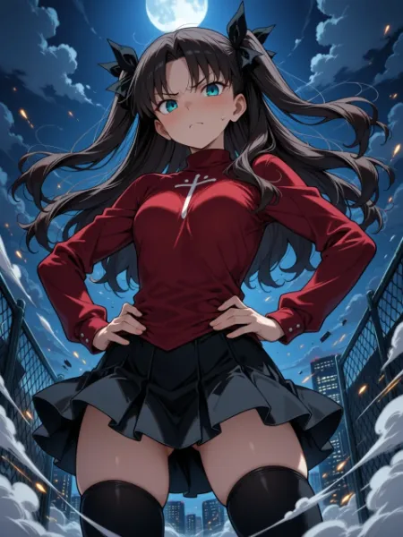 満月の夜と不機嫌な凛