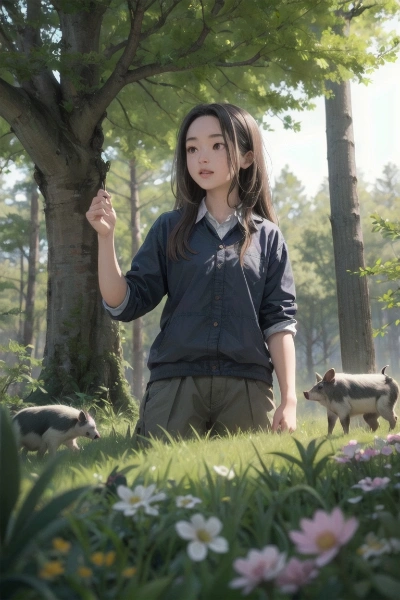 お題…『先生』 こう見えて森の先生。乙亥(きのとい)さん^ - ^