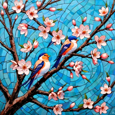 桃の花