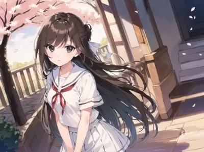 #53 茶髪少女