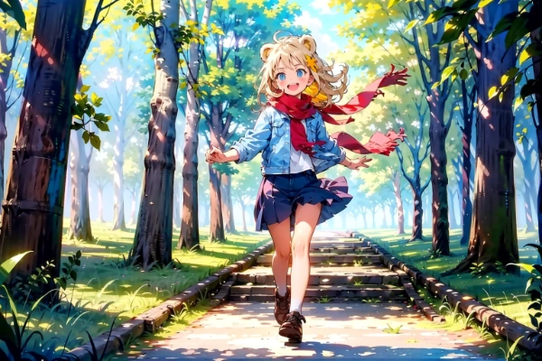 (再) 木漏れ日散歩と風を感じて