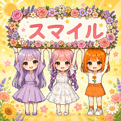 花組ちゃん達（ラベンダー、サイ、マリ）