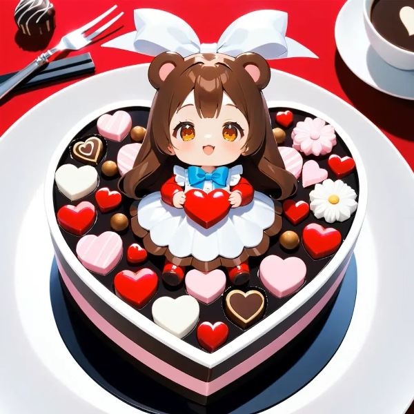 クマむすめチョコ♡