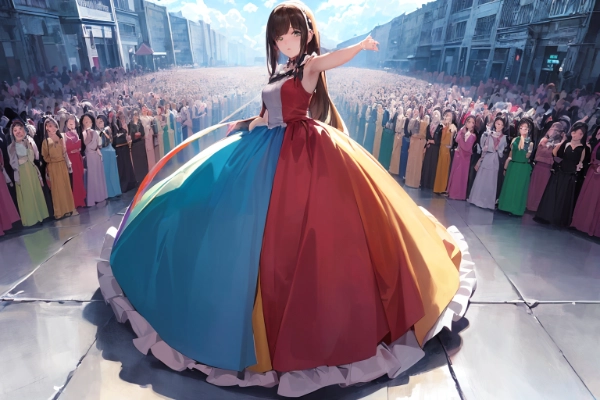 カラフルなお祭り