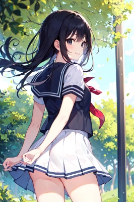振り向いて