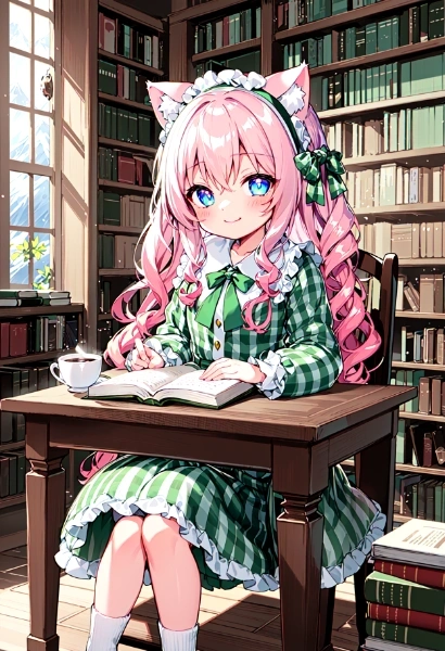 チェックのお洋服