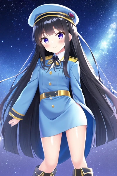 星の海のオペレーター少女