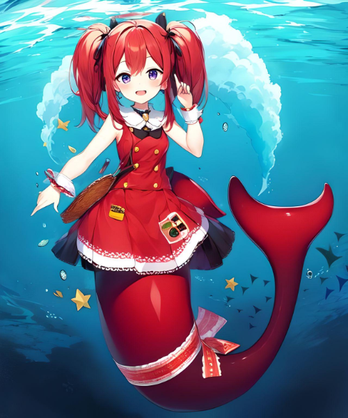 人魚の少女