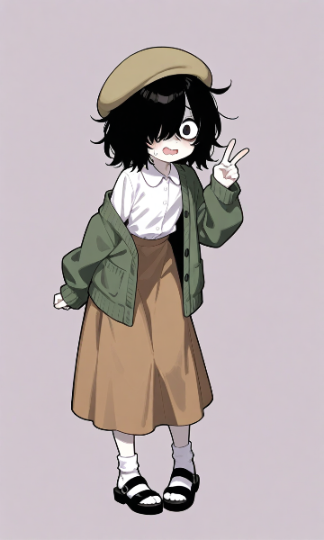 またまたたぬ仮面＠妄想竹さんの陰キャちゃんをお借りさせていただきました