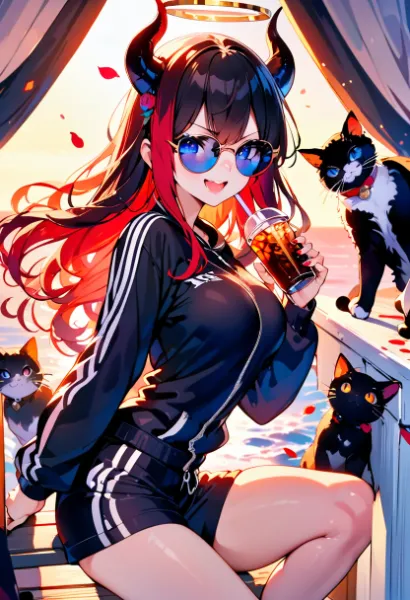 夕暮れシーサイド