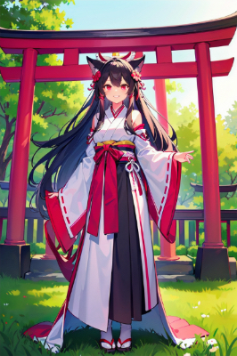 お狐巫女様