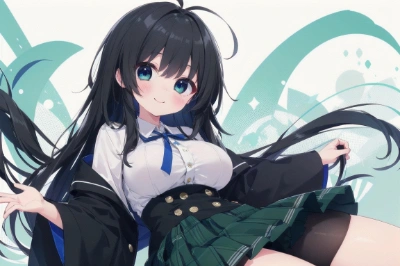 アホ毛の女の子
