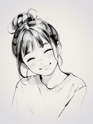 笑顔の女の子