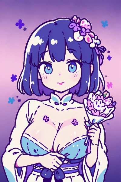 すみれのブーケ