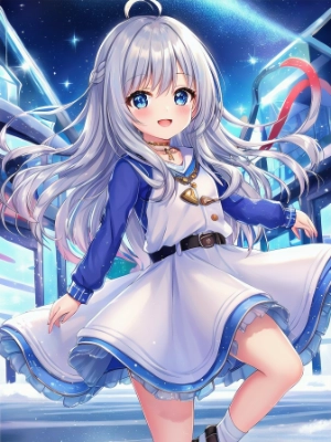 氷の世界の女の子