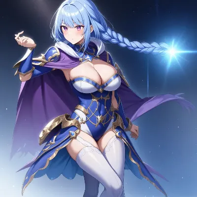 星空に輝く蒼き魔導士の祈り