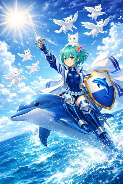 イルカ騎士とウミのネコ