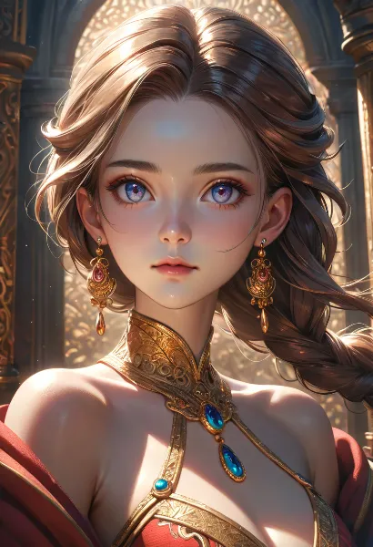 黄金の宮殿に秘められた姫の誓い