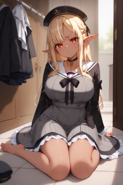 お座りフレアちゃん