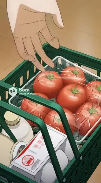 スーパーの買い物で値上がりで溜息を吐く朝田さん