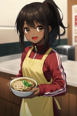 ラーメン屋の看板娘