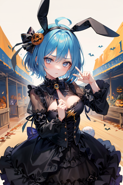 ハロウィンと少女