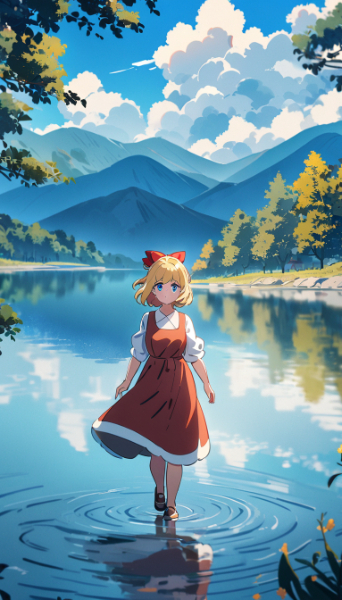 水の上をトコトコ歩きたし