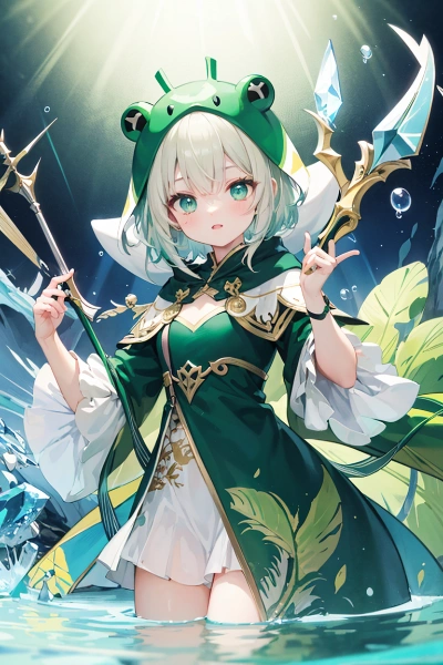 カエル属性の魔法使い